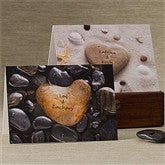 Heart Rock Personalized Greeting Card - 9682