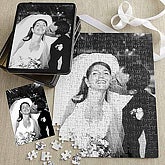 Wedding Photo Puzzle & Tin - Vertical - 9882-V