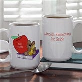 Teddy Bear Personalized Teacher Mug- 15 oz - 9902-L