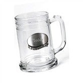 Groomsmen Pewter Medallion Beer Stein