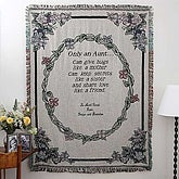 Only An Aunt Tapestry Afghan