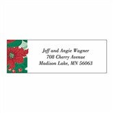 Poinsettia Address Labels