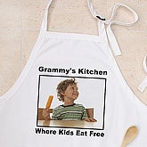 Personalized Photo Chef's Apron and Potholder Set - 1929