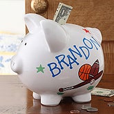 All Sorts of Sports Piggy Bank