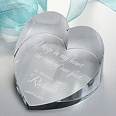 Always In My Heart Crystal Heart Prism