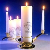 personalized wedding unity candle set