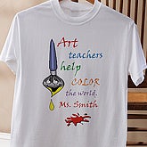 Personalized Art Teacher Canvas Tote Bag, offee Mug, Mouse Pad, Sweatshirt, T Shirt