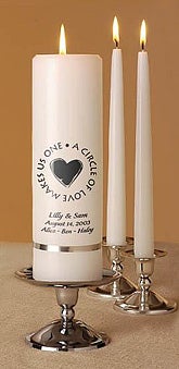 2nd marriage wedding candles