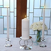 Blended By Love© Unity Candle 3-Piece Set