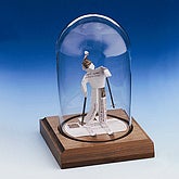 Snow Skier Business Card Sculpture Snow Skier Business Card Sculpture