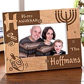 Jewish holiday photo frames, home decor and jewelry from Bonfire Designs.