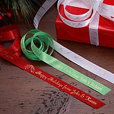 Christmas Cards >> Personalized Wrapping Ribbon - Finishing Touches