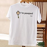 Personalized Dad T Shirt - I'm Pooped Design - $19.95