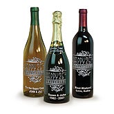 Anniversary Wine Art - Champagne
