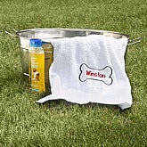 No Bones About It Dog Towel