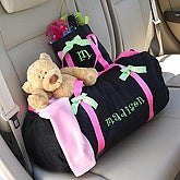 Personalized Girls On The Go Overnight Bag, Purse