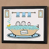 Bathtub Family© Personalized Plaque