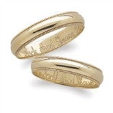 Secret Message Ring - 10K Gold