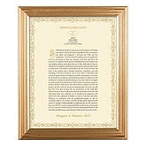 Hippocratic Oath Medical Framed Print