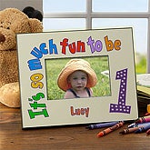 Personalized Kids Birthday Picture Frame - Happy Birthday to Me Design - 2472