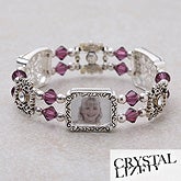 Swarovski® Crystal 3-Photo Bracelet