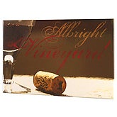 Canvas Art Personalized Home Decor - Medium Wine Glass and Cork