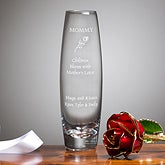 Ladies Boutique >> Engraved Love Blooms? Rose & Bud Vase