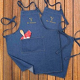 His & Hers© Denim Apron Set