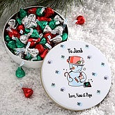 Sweet Christmas Hershey's� Chocolate Kisses Tin