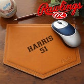 Official Rawlings Homeplate Leather Mousepad
