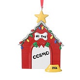 Holiday Dog House Ornament