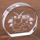Love Birds© Crystal 3-D Sculpture
