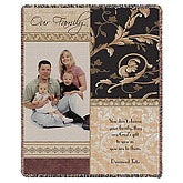 Designer Series Family Photo Tapestry Afghan