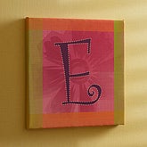 Pop Art© Initial Canvas Print