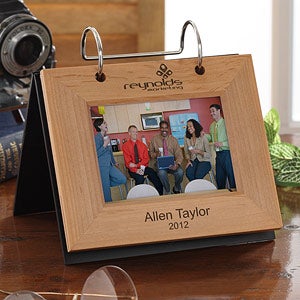 Personalized Corporate Engraved Logo Photo Flip Album - 10026