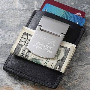Personalized Corporate Engraved Logo Money Clip  - 10027