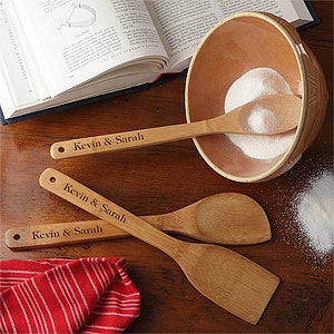 Personalized Bamboo Cooking Utensil Set - 10071