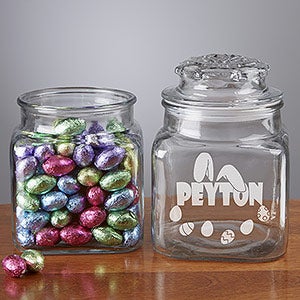 Easter Candy Jar Personalized
