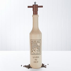 Personalized Corporate Engraved Logo Pepper Mill - 10139