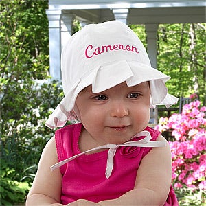 Personalized Baby Easter Bonnet - Ruffle - 10151