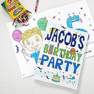 Personalized Birthday Coloring Books - Happy Birthday - 10163