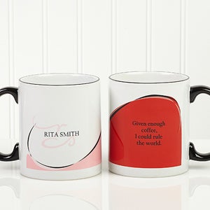 Personalized Coffee Mugs for Her - My Monogram - 10169