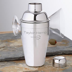 Personalized Corporate Logo Engraved Cocktail Shaker - 10266