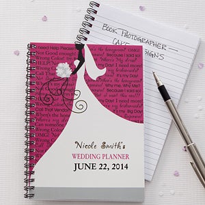 Personalized Wedding Planning Notebooks - 10282