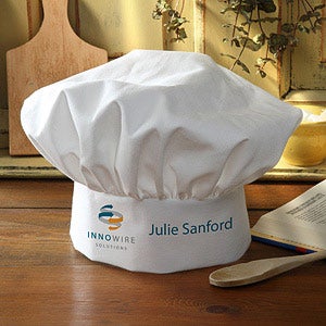 Personalized Corporate Custom Logo Adult Chef Hat - 10294
