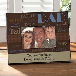 Personalized Father's Day Picture Frame - Ways To Say Dad - 10380