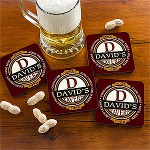Personalized Coaster Sets - Classic Tavern - 10389