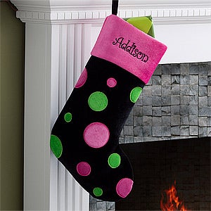 Personalized Christmas Stockings for Girls - 10409