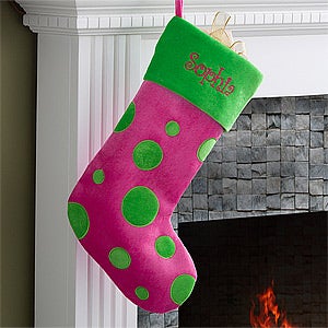 Personalized Christmas Stockings for Girls - 10409