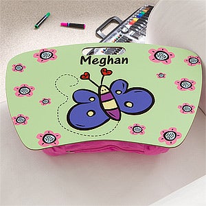 Girls Personalized Lap Desks - Butterfly - 10511